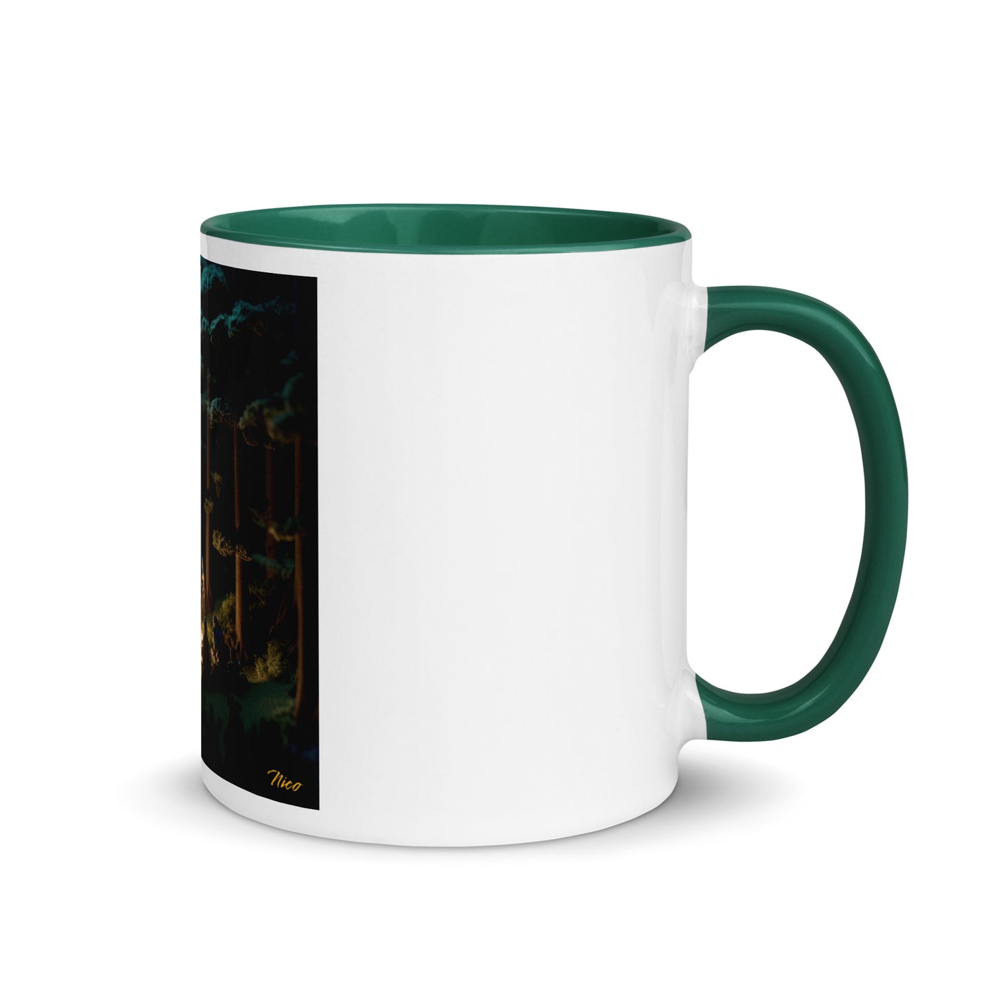 Under The Starry Skies Series Print #6 Mug with Color Inside