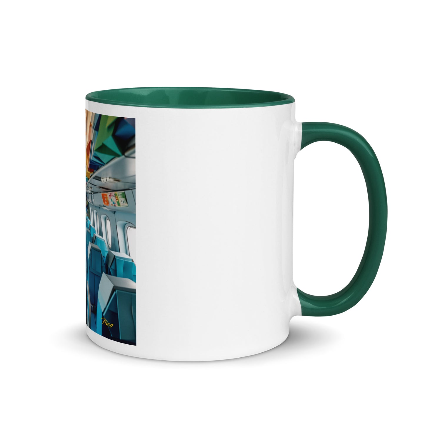 Frequent Flyer Miles Series Print #6 Mug with Color Inside