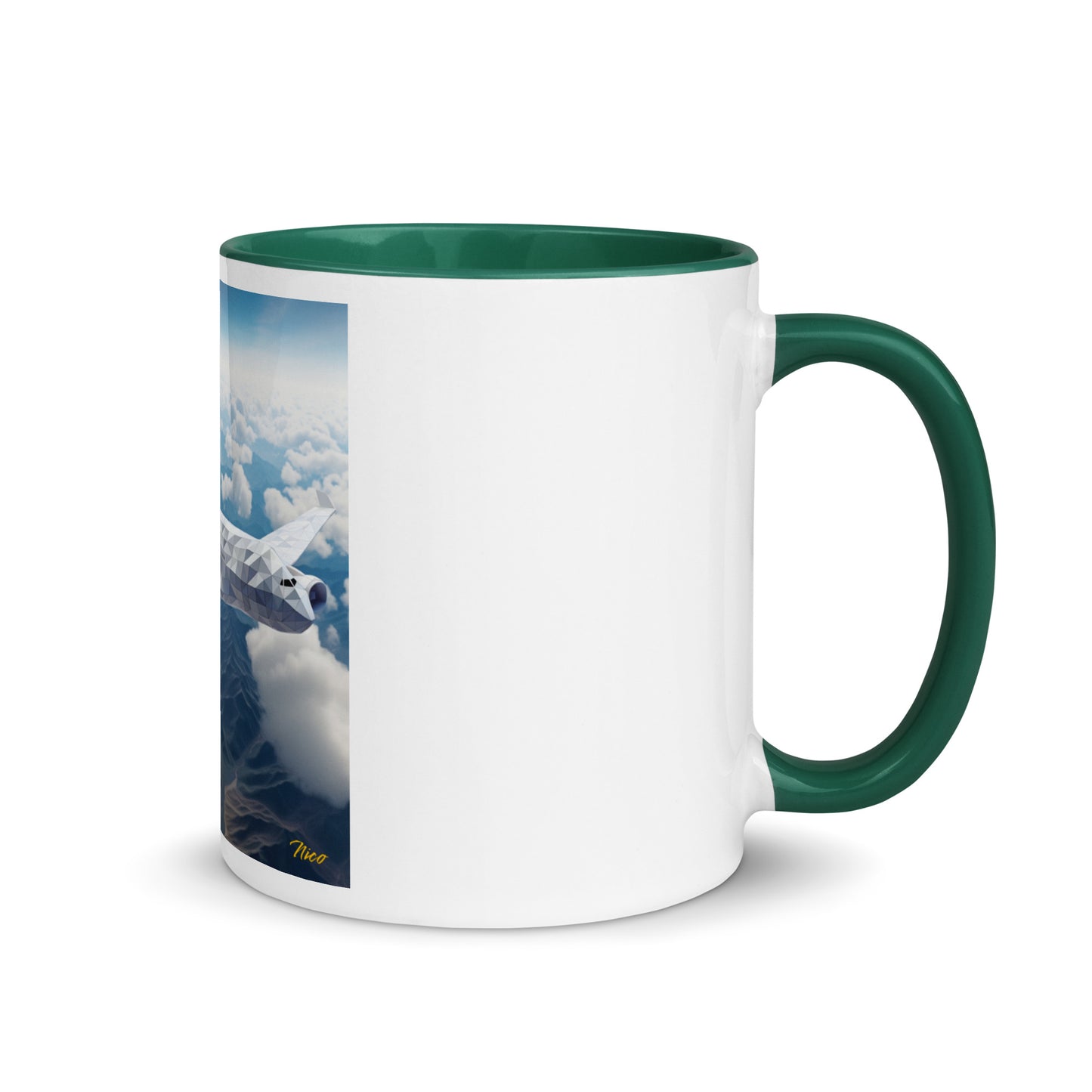 Frequent Flyer Miles Series Print #7 Mug with Color Inside