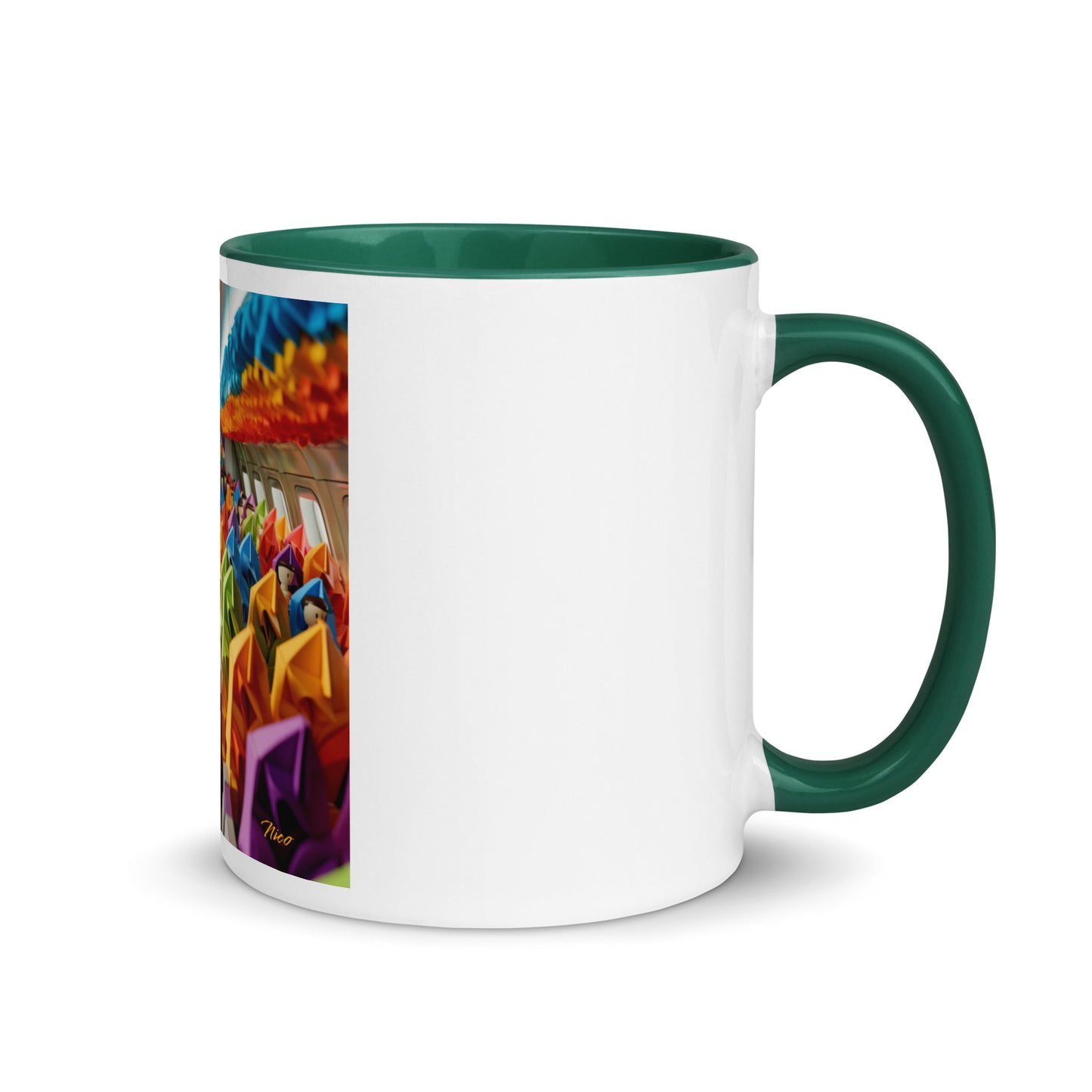 Frequent Flyer Miles Series Print #8 Mug with Color Inside