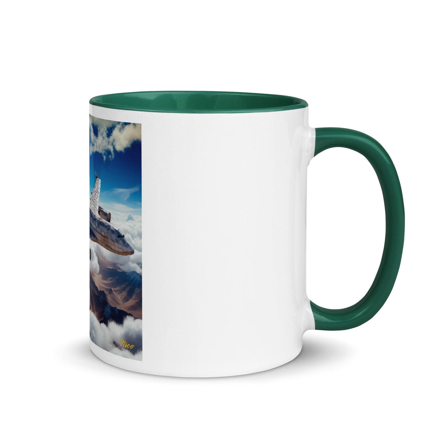 Frequent Flyer Miles Series Print #9 Mug with Color Inside