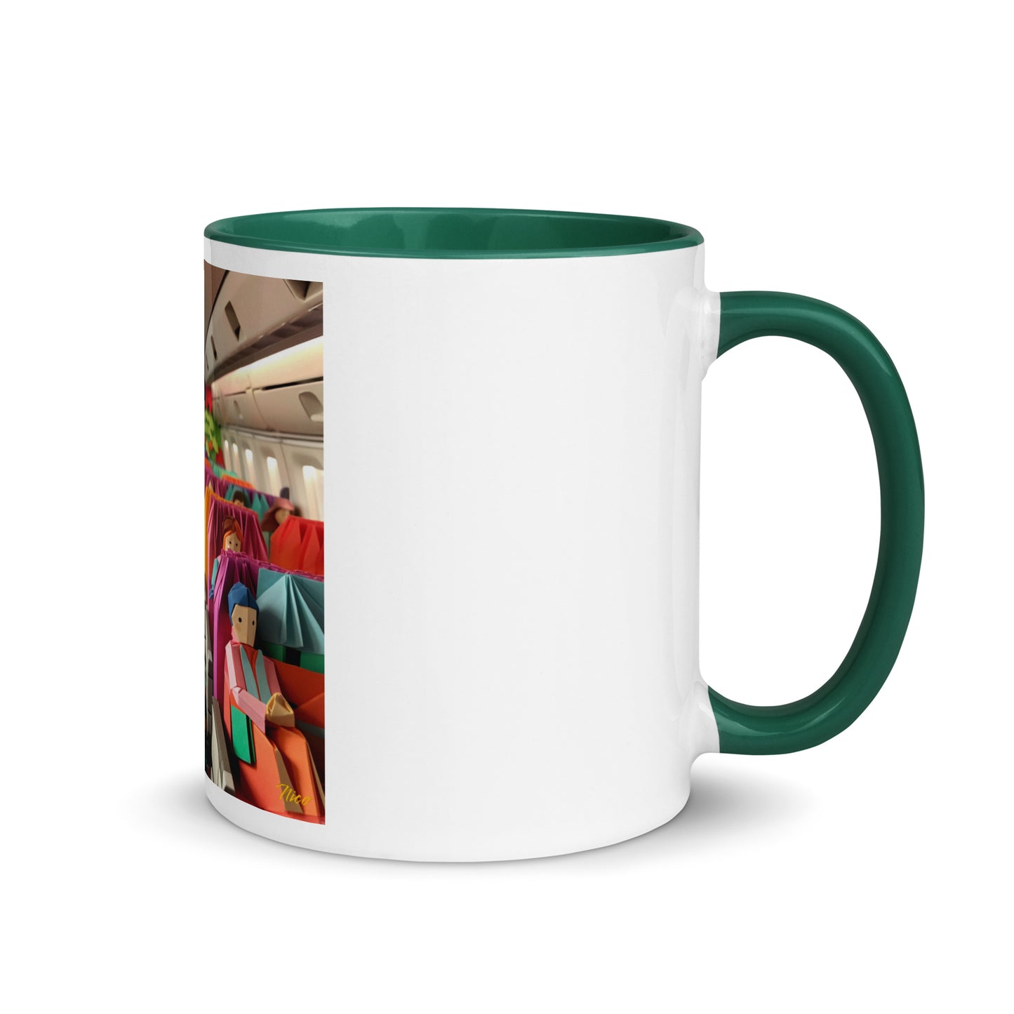 Frequent Flyer Miles Series Print #2 Mug with Color Inside