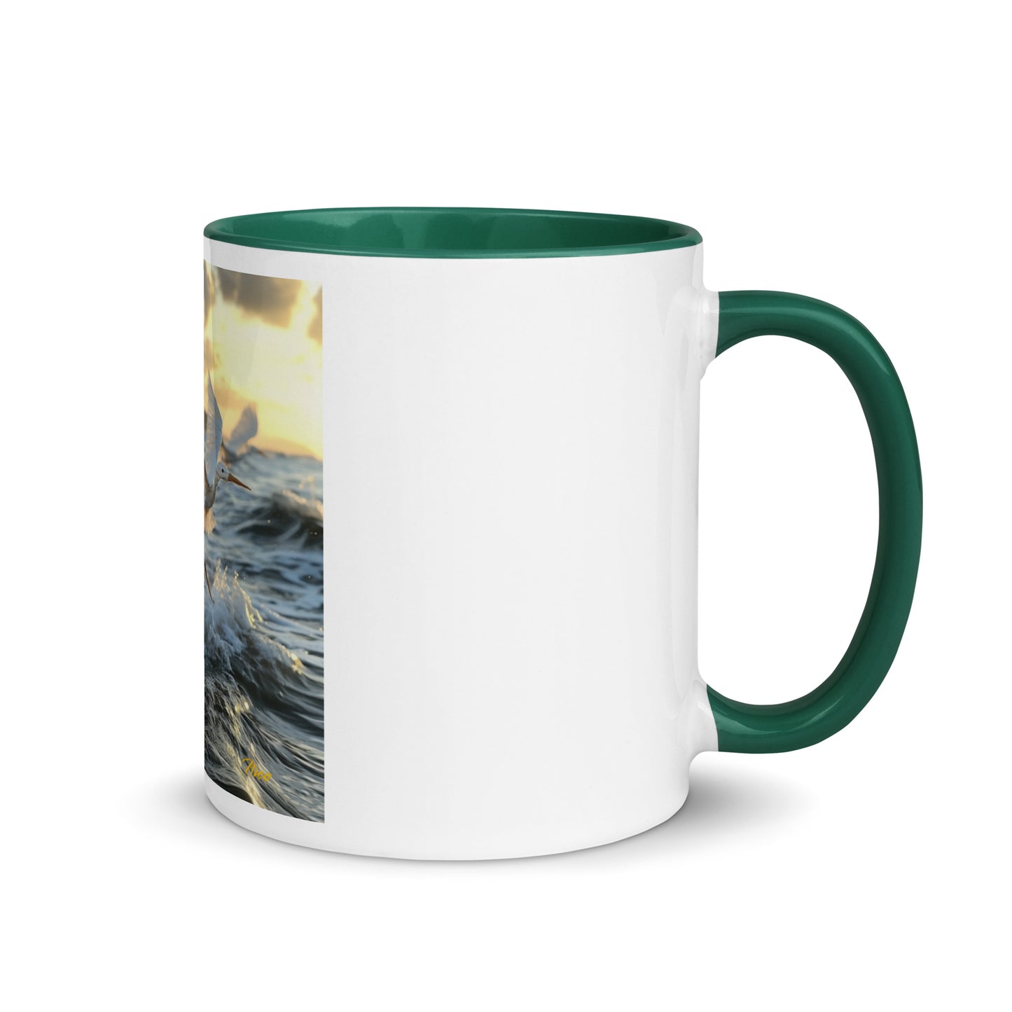 By The Seaside Series Print #10 - Mug with Color Inside