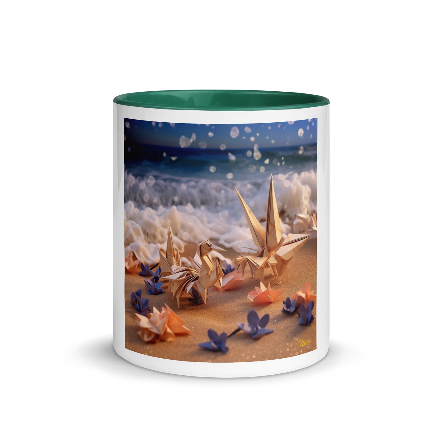 By The Seaside Series Print #10 - Mug with Color Inside