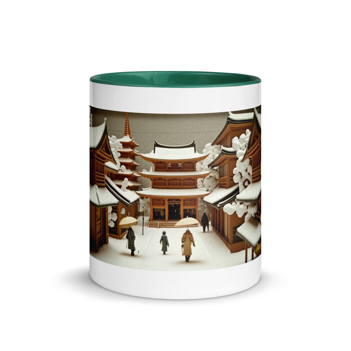 Asian Snow Series Print #10 - Mug with Color Inside