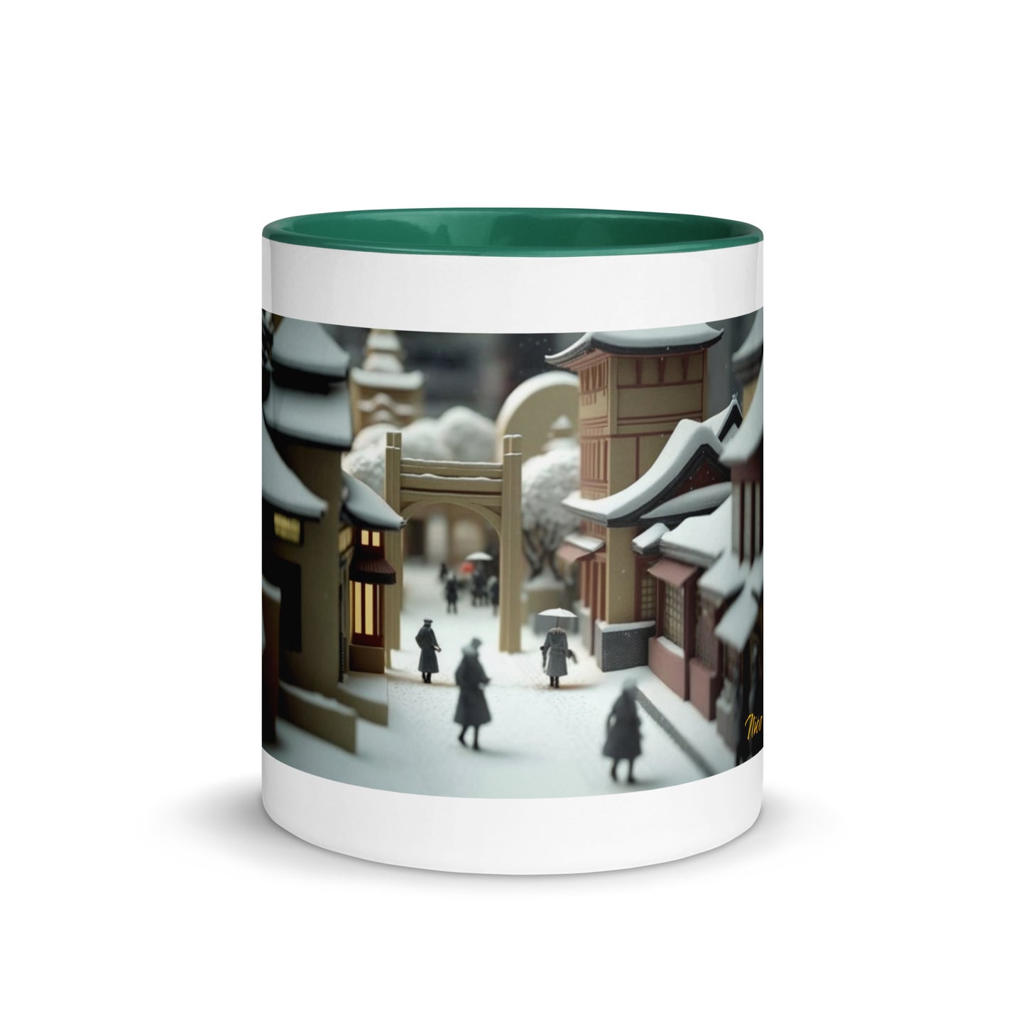 Asian Snow Series Print #9 - Mug with Color Inside