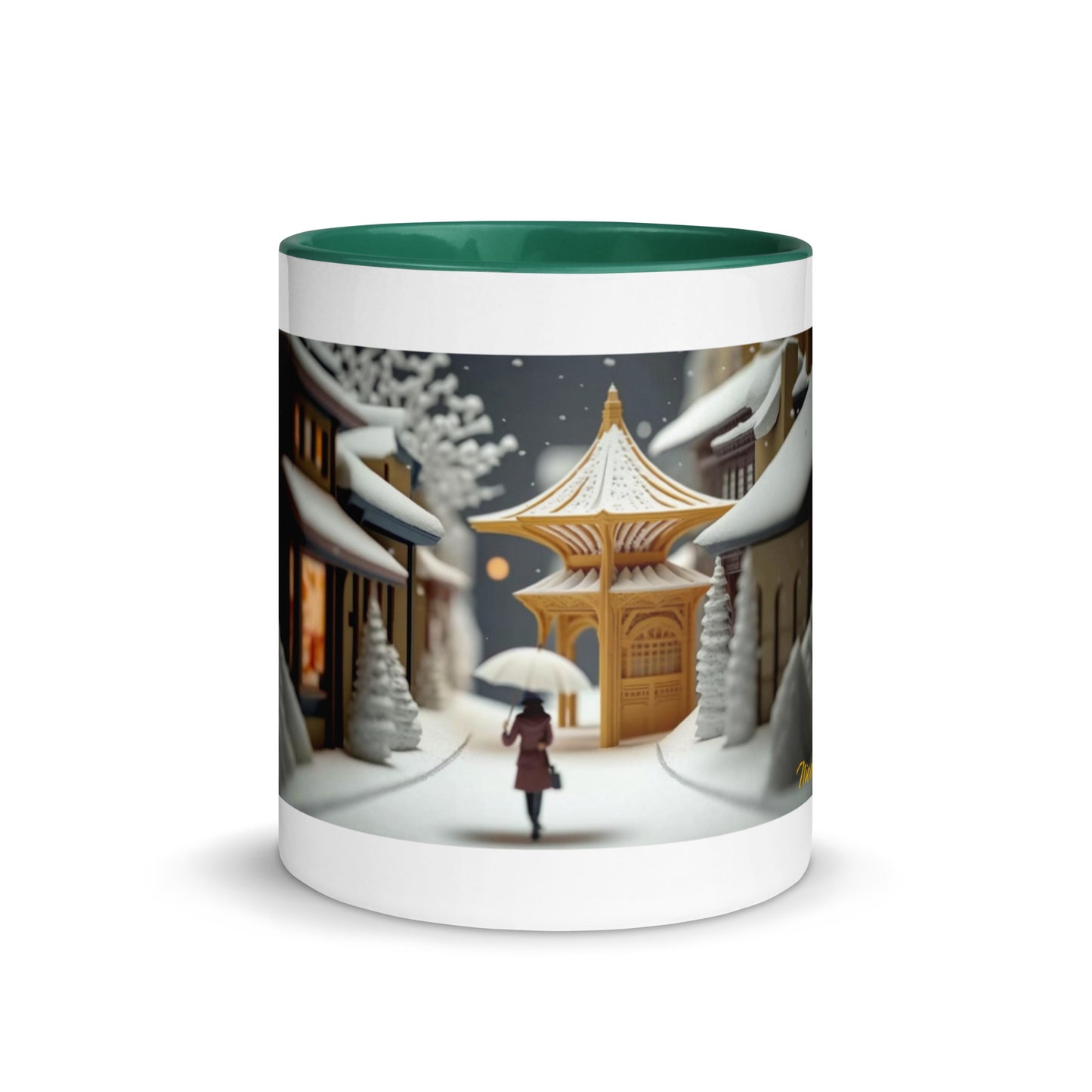 Asian Snow Series Print #5 - Mug with Color Inside