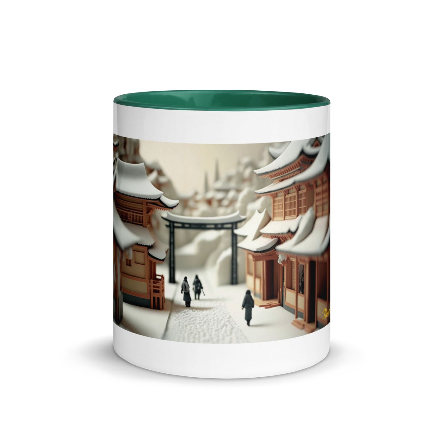 Asian Snow Series Print #2 - Mug with Color Inside