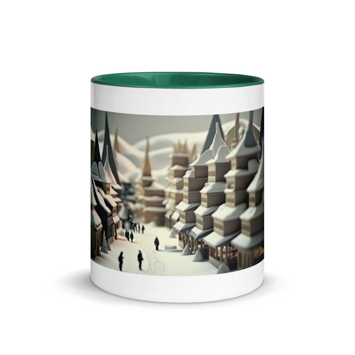 Asian Snow Series Print #1 - Mug with Color Inside