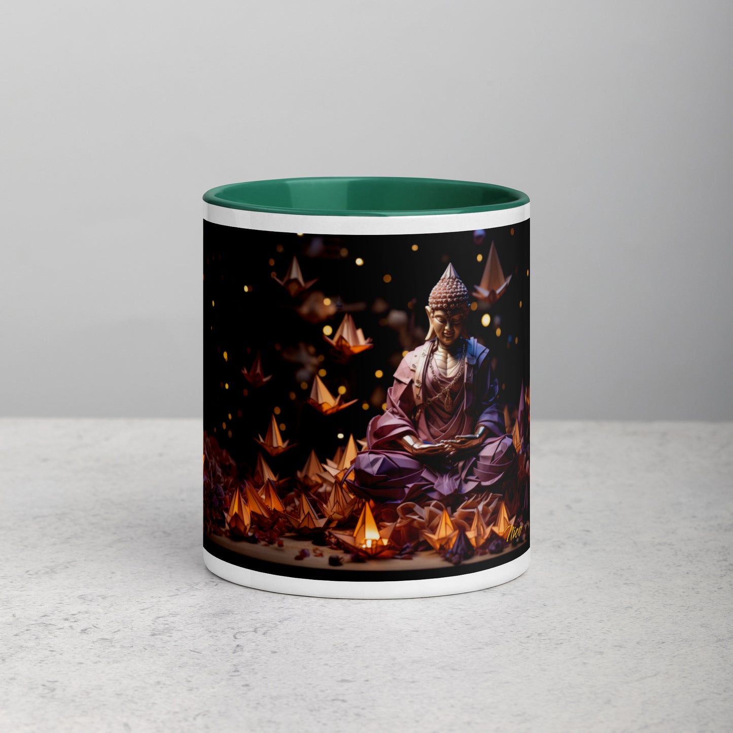 Ascending Buddha Series Print #6 - Mug with Color Inside