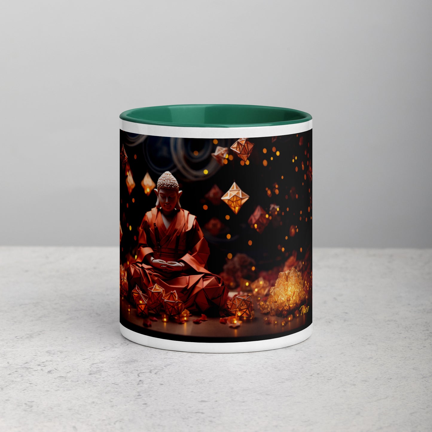 Ascending Buddha Series Print #7 - Mug with Color Inside