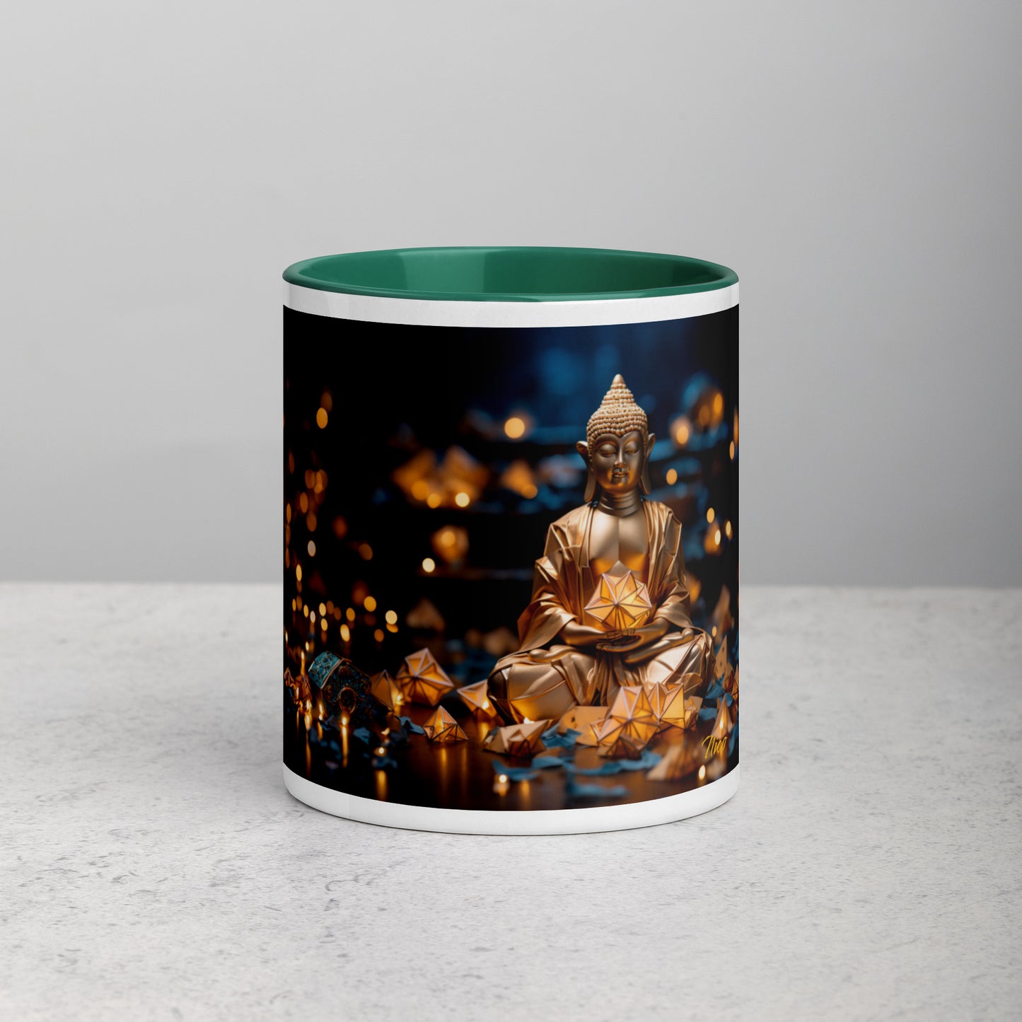 Ascending Buddha Series Print #9 - Mug with Color Inside