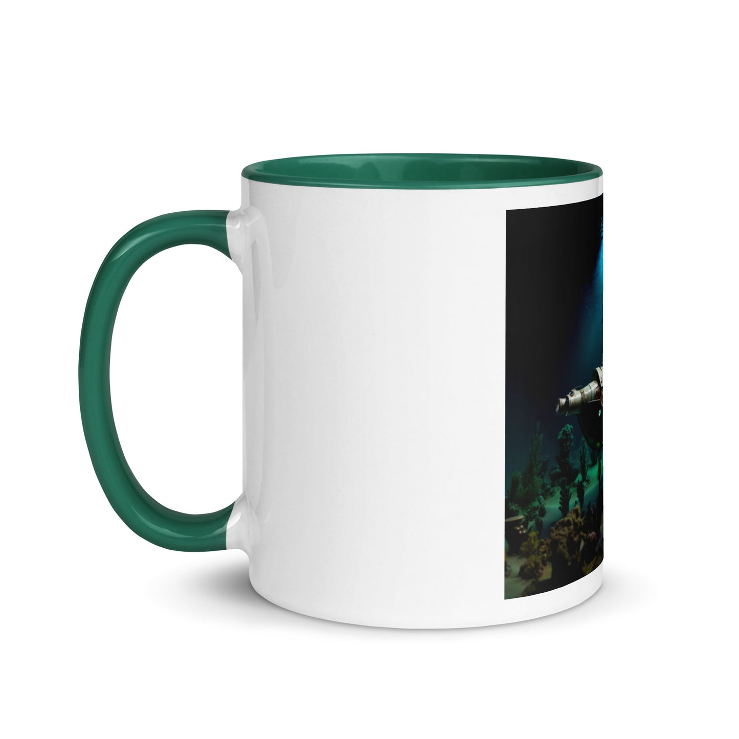 20,000 Leagues Under The Sea Series Print #7 - Mug with Color Inside