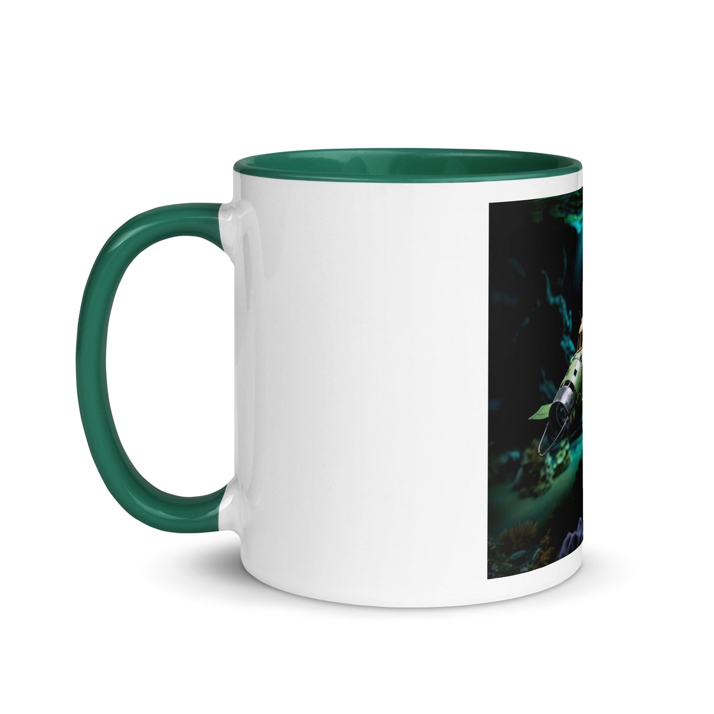 20,000 Leagues Under The Sea Series Print #10 - Mug with Color Inside