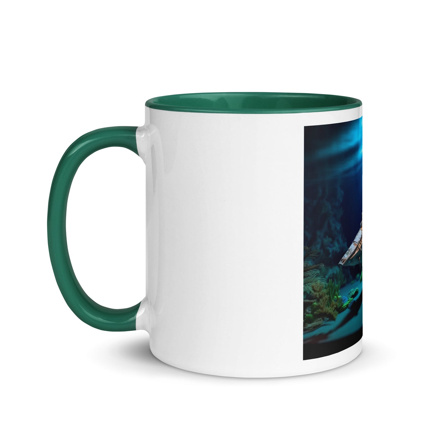 20,000 Leagues Under The Sea Series Print #3 - Mug with Color Inside