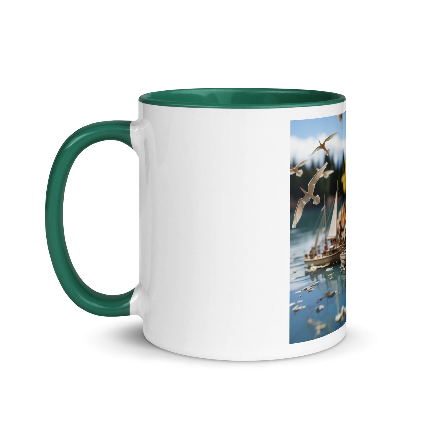 On The Docks By The Bay Series Print #8 - Mug with Color Inside