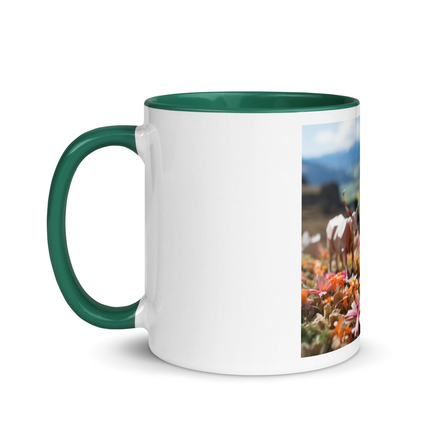 Meadow By The Farm Series Print #1 - Mug with Color Inside