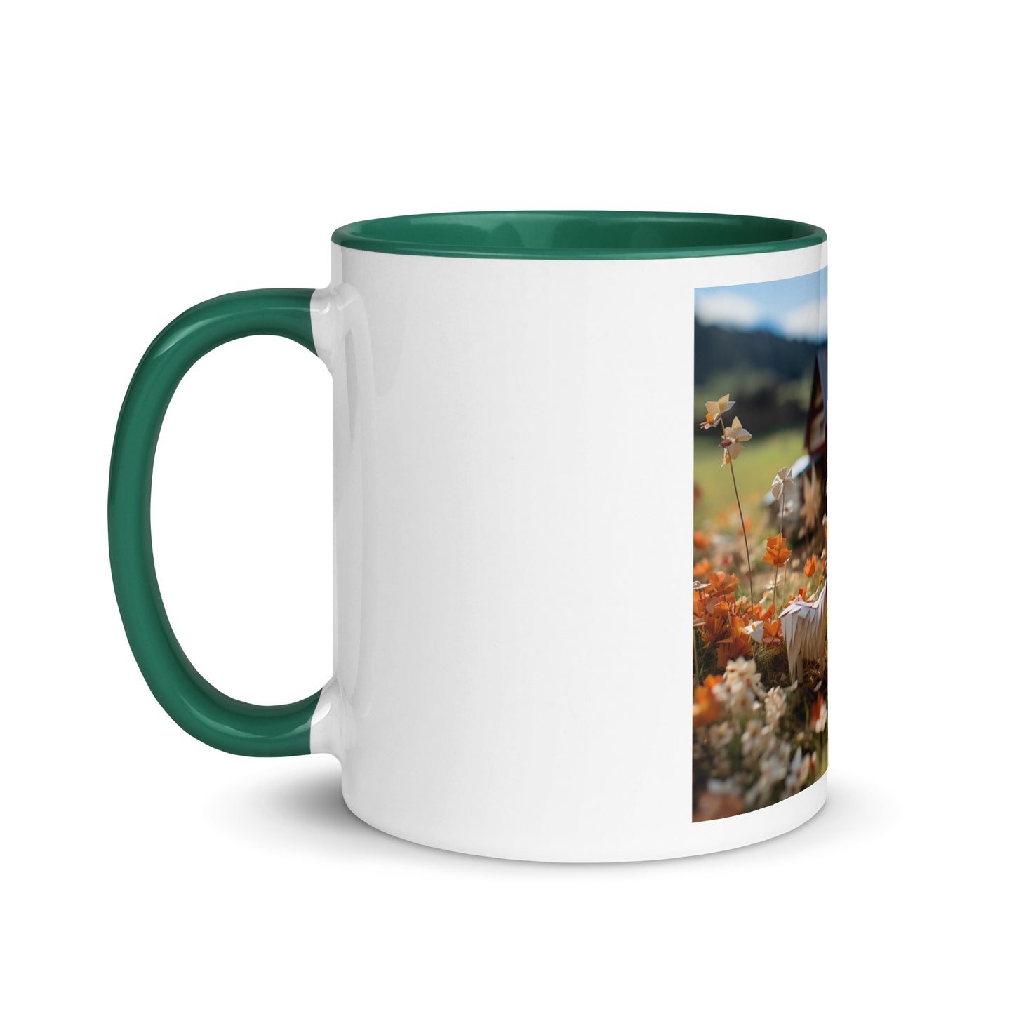 Meadow By The Farm Series Print #10 - Mug with Color Inside