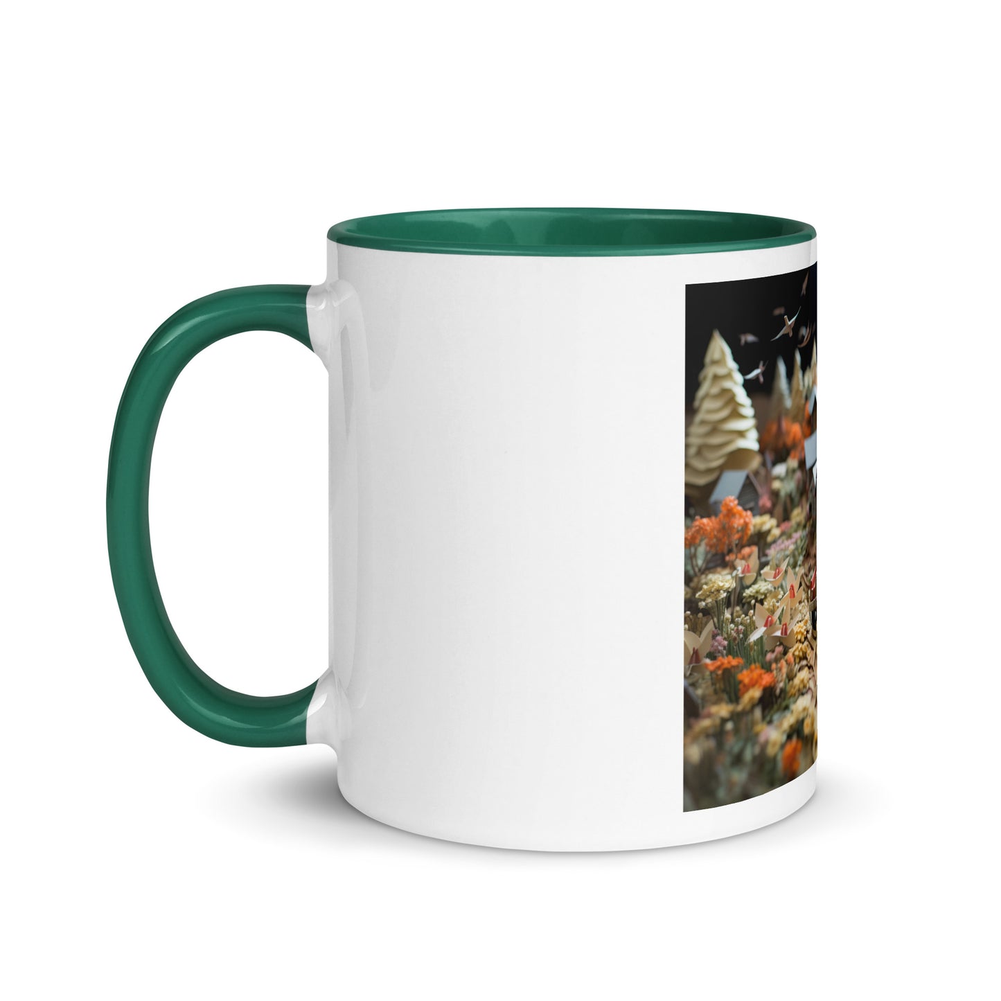 Meadow By The Farm Series Print #2 - Mug with Color Inside