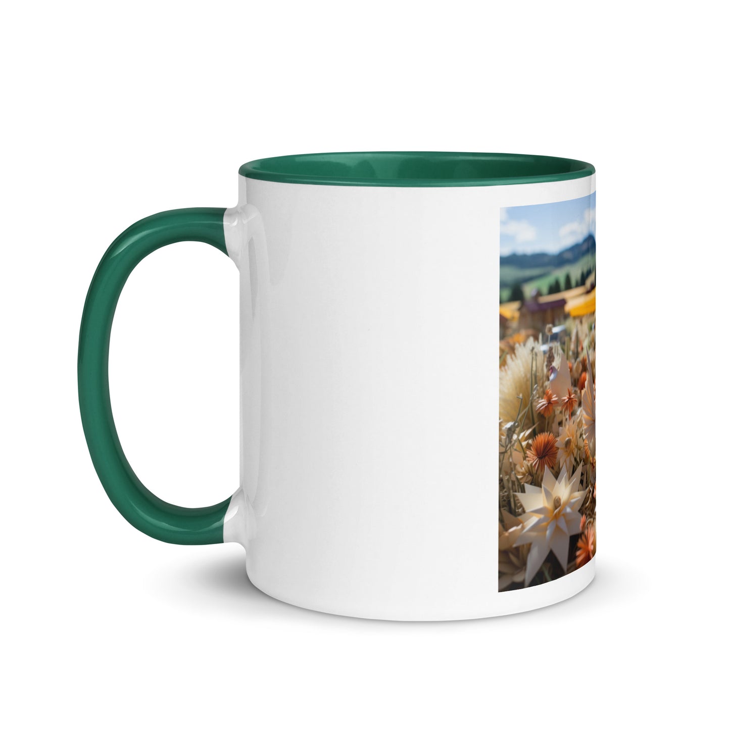 Meadow By The Farm Series Print #7 - Mug with Color Inside