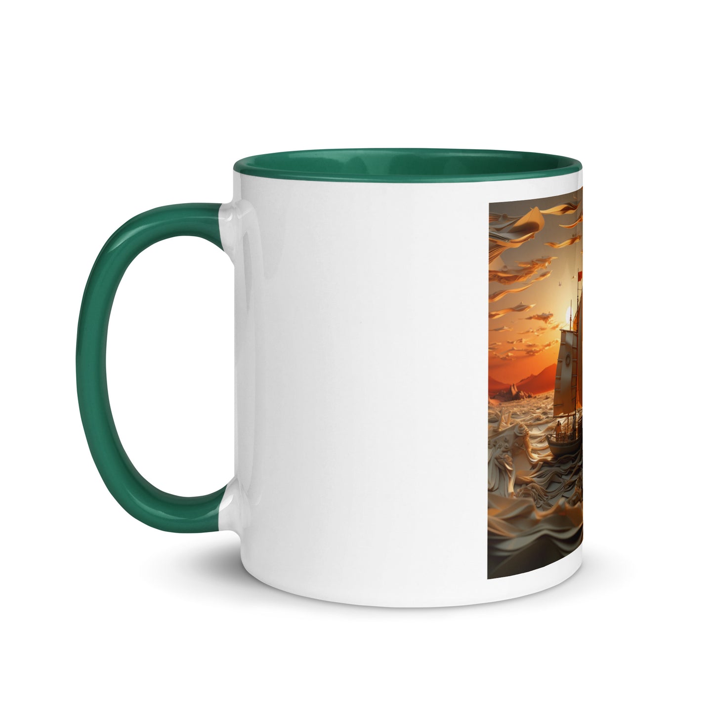 Into The Sunset Series Print #7 - Mug with Color Inside