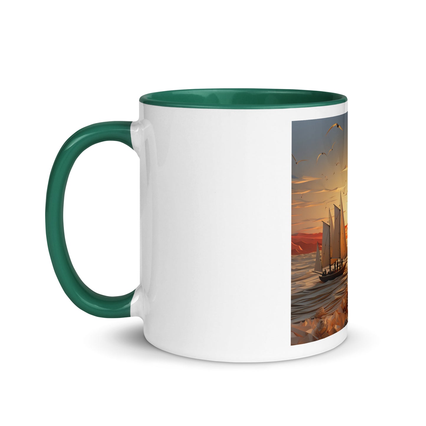 Into The Sunset Series Print #10 - Mug with Color Inside