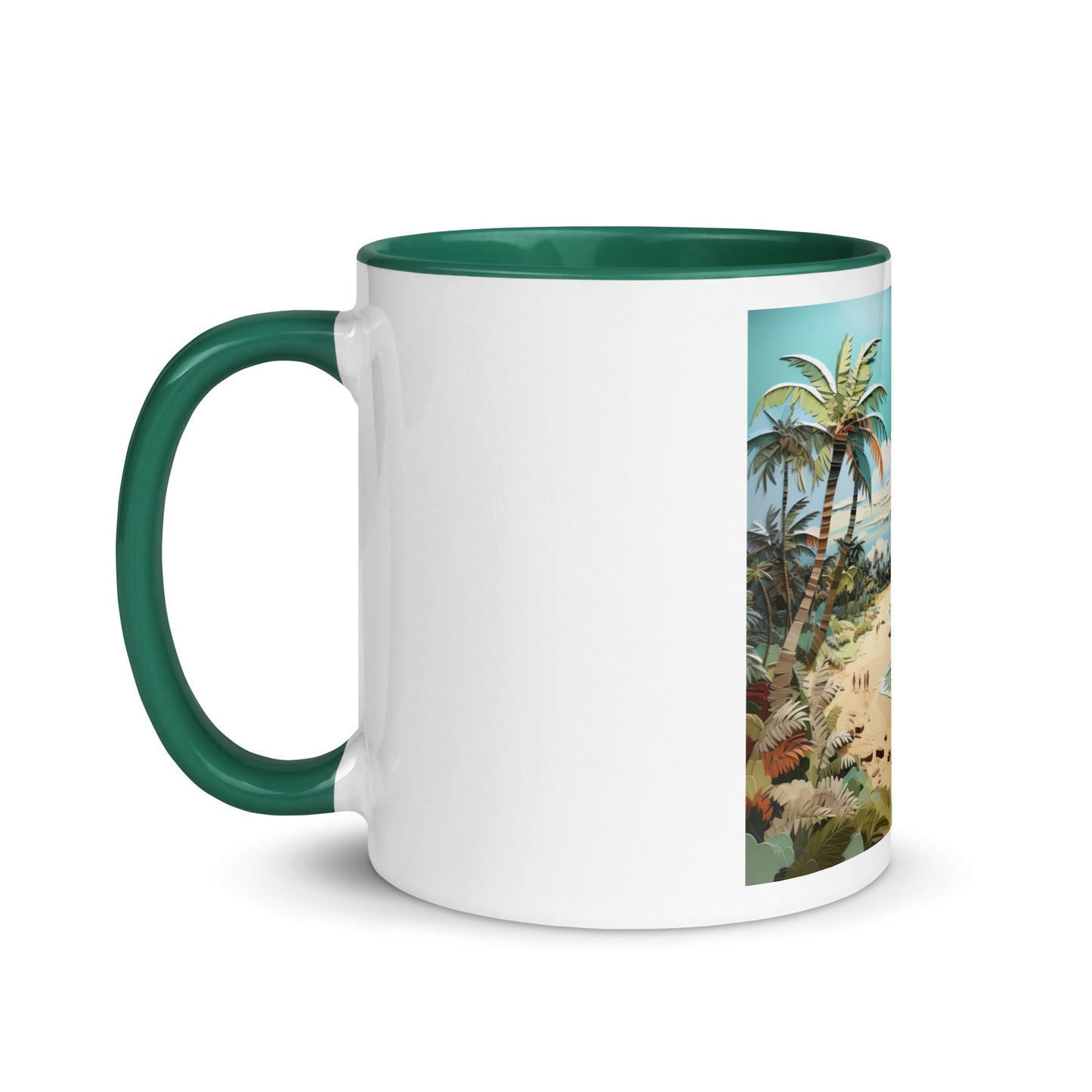 By The Seaside Series Print #2 - Mug with Color Inside