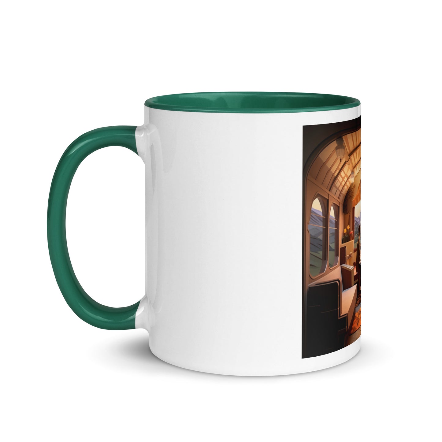 Orient Express Series Print #10 - Mug with Color Inside