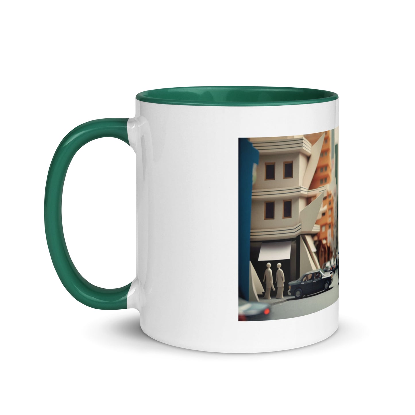 Via The Metropolis Series Print #7 - Mug with Color Inside