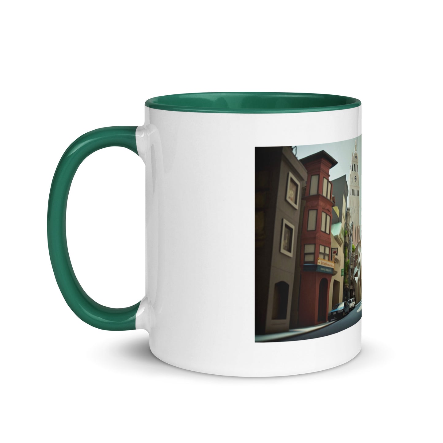 Via The Metropolis Series Print #1 - Mug with Color Inside