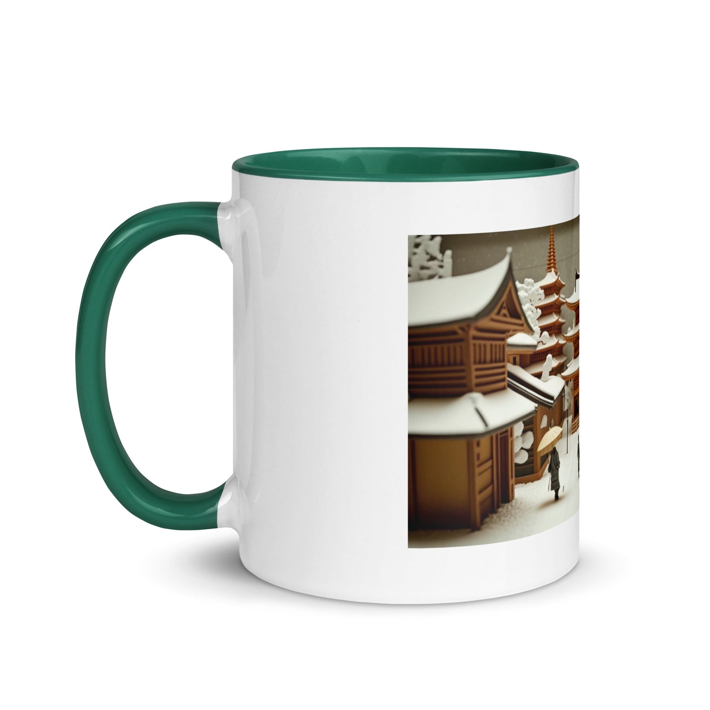 Asian Snow Series Print #10 - Mug with Color Inside