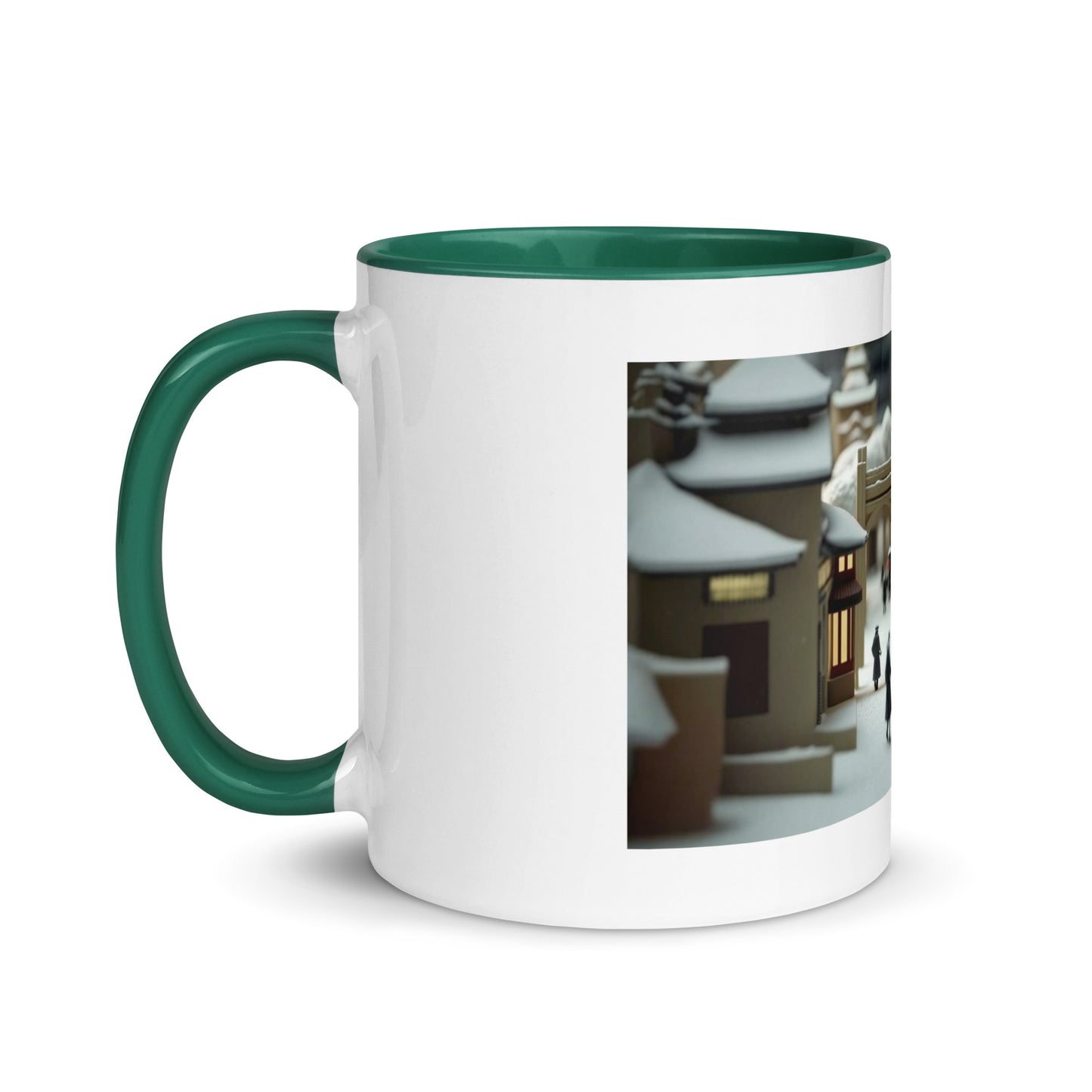 Asian Snow Series Print #9 - Mug with Color Inside