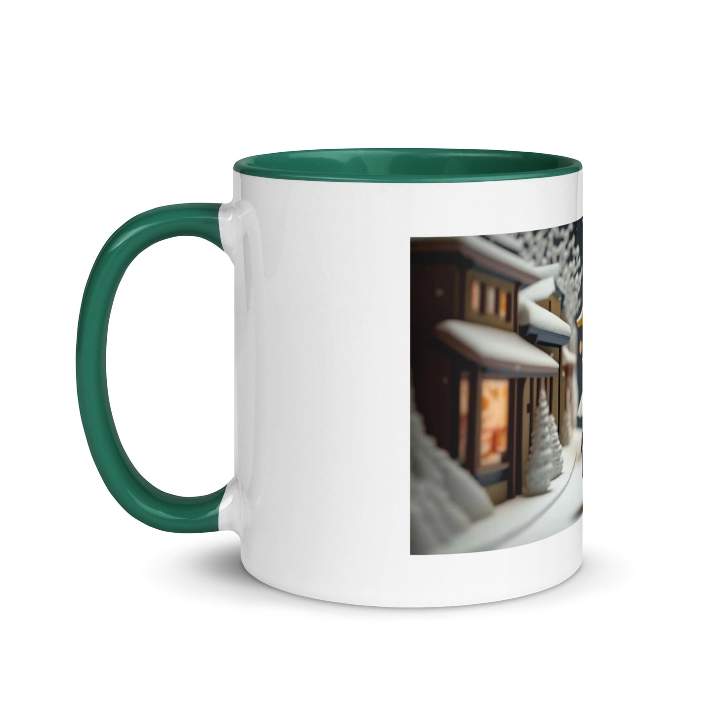 Asian Snow Series Print #5 - Mug with Color Inside