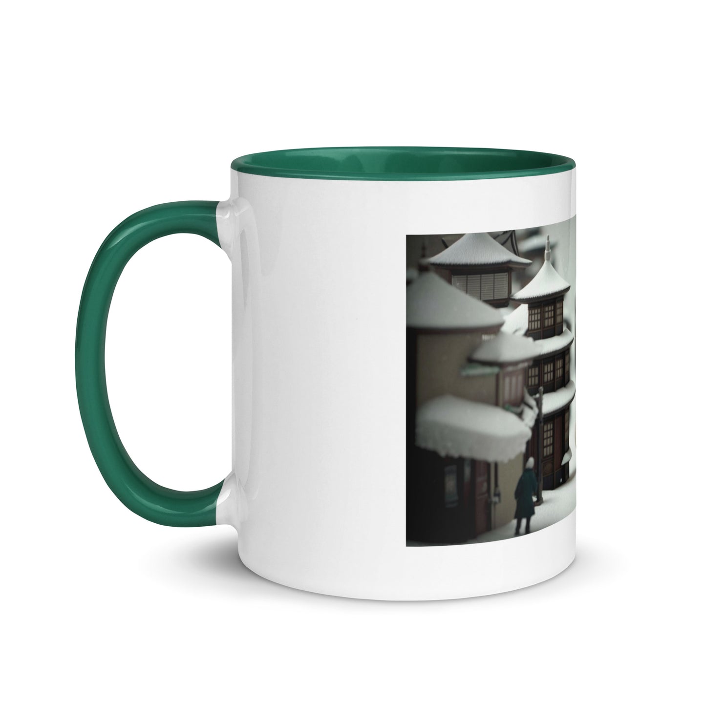 Asian Snow Series Print #3 - Mug with Color Inside