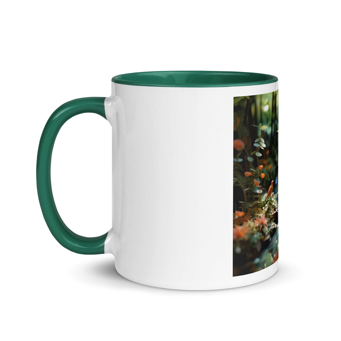 Relaxing By The Brook Series Print #6 - Mug with Color Inside