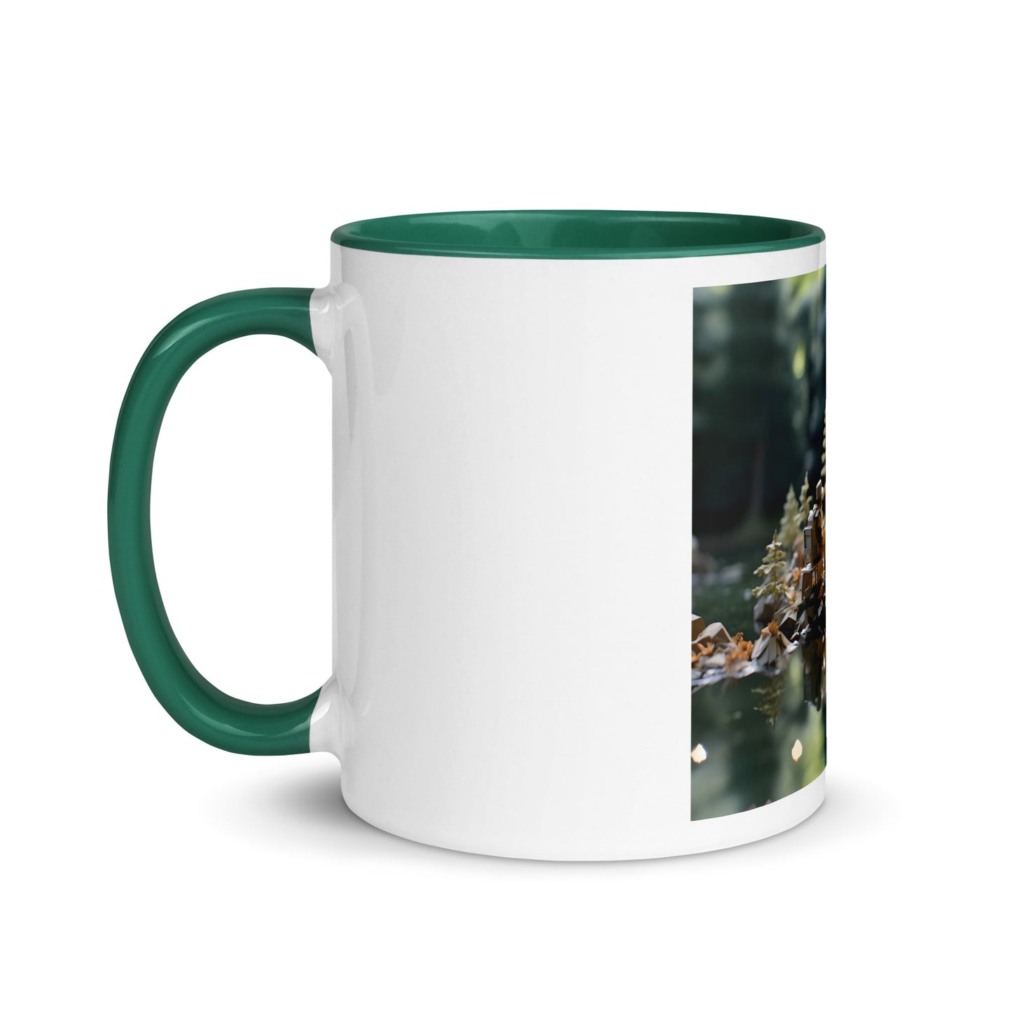 Relaxing By The Brook Series Print #10 - Mug with Color Inside