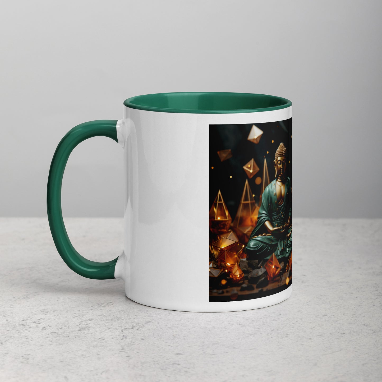 Ascending Buddha Series Print #4 - Mug with Color Inside