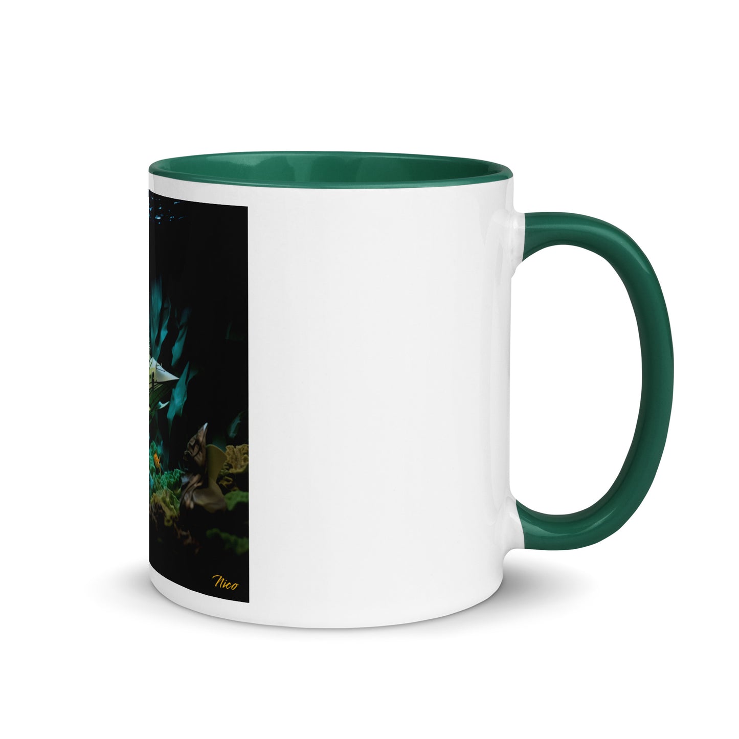 20,000 Leagues Under The Sea Series Print #8 - Mug with Color Inside