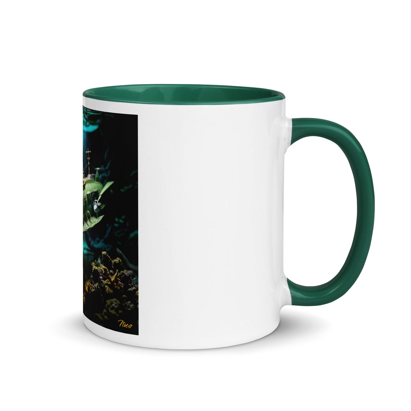 20,000 Leagues Under The Sea Series Print #10 - Mug with Color Inside