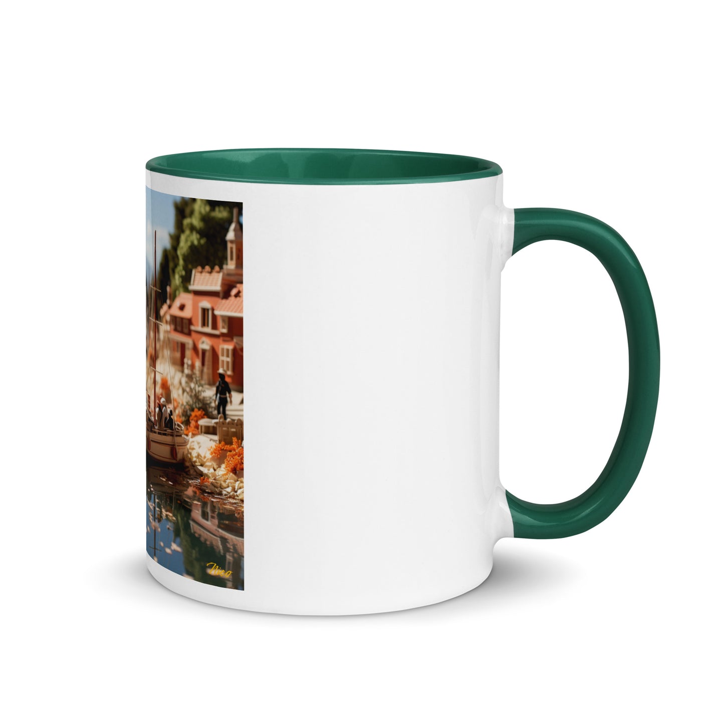 On The Docks By The Bay Series Print #6 - Mug with Color Inside