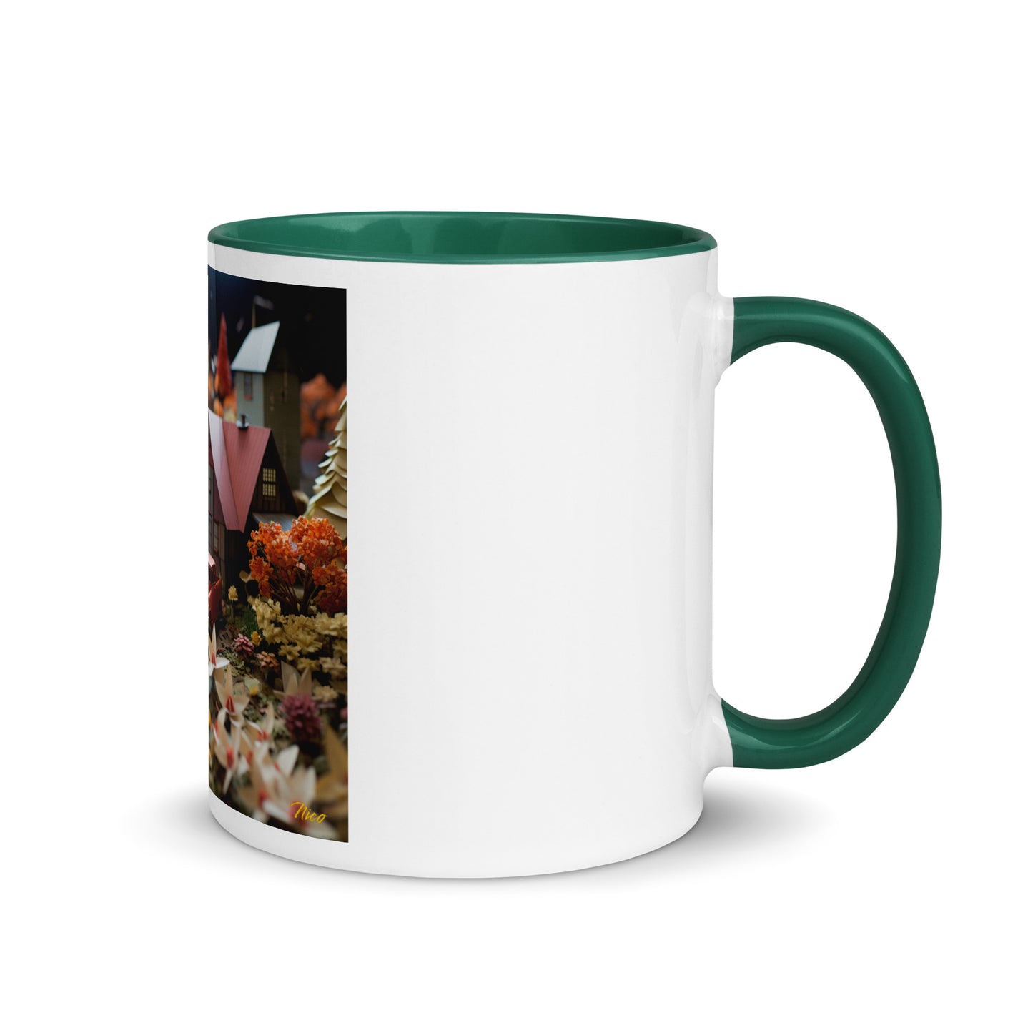 Meadow By The Farm Series Print #2 - Mug with Color Inside