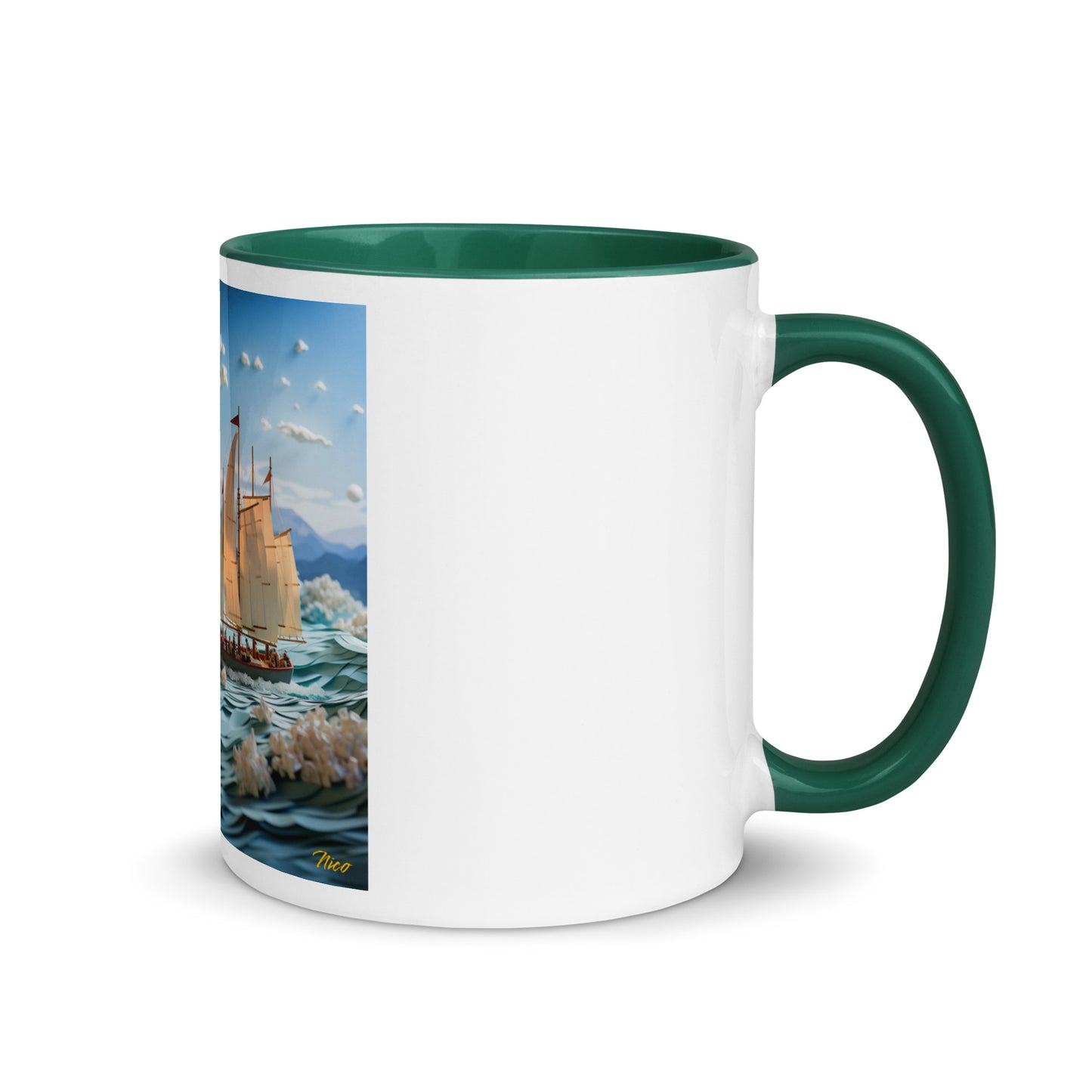 Into The Sunset Series Print #2 - Mug with Color Inside