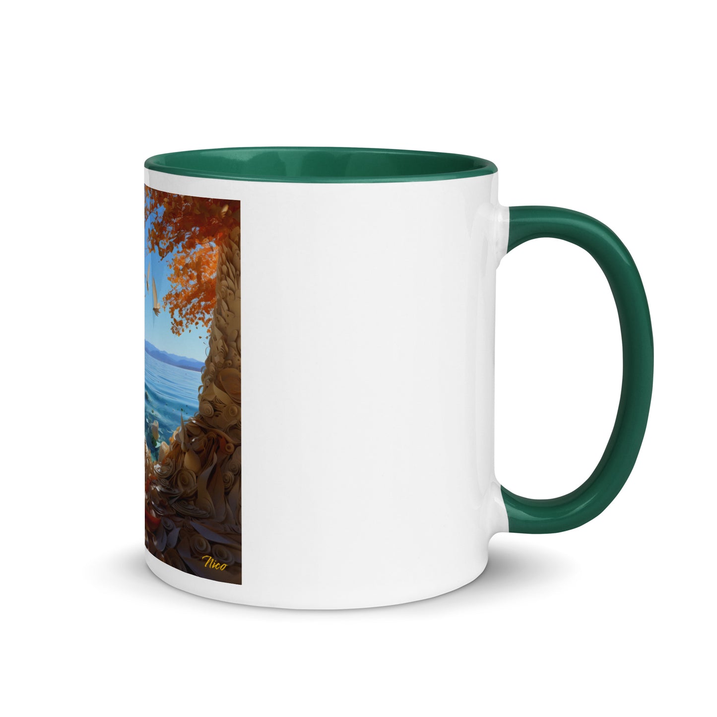 Atop The Mountain Lakeshore Series Print #9 - Mug with Color Inside