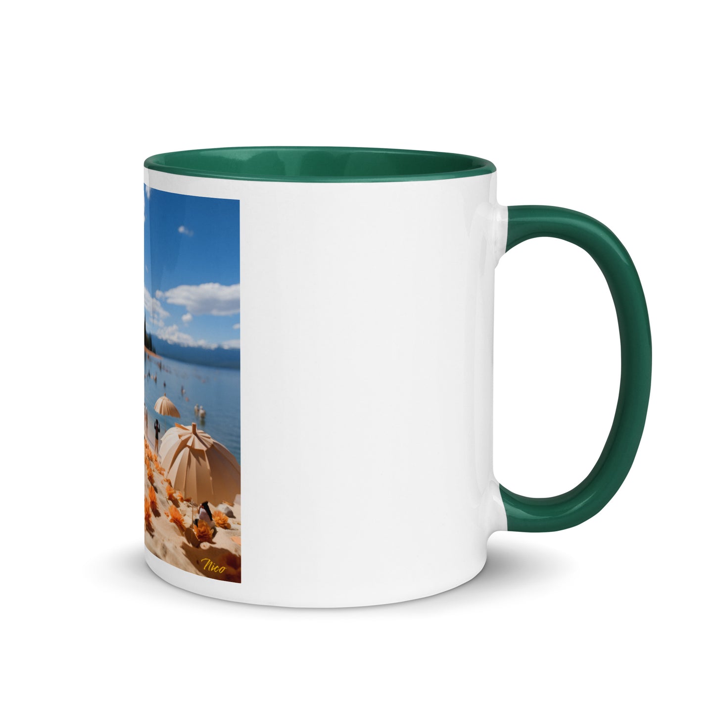 Atop The Mountain Lakeshore Series Print #8 - Mug with Color Inside