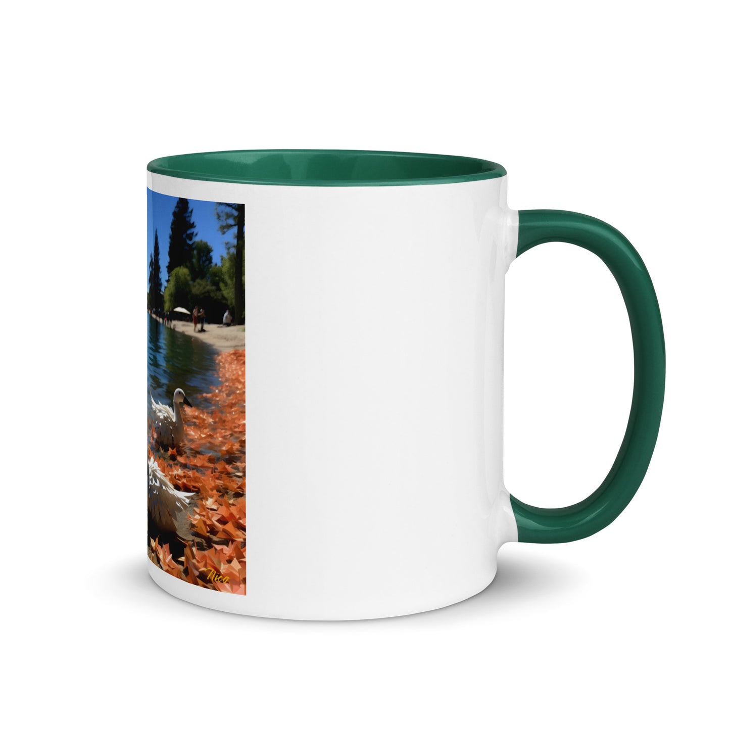 Atop The Mountain Lakeshore Series Print #2 - Mug with Color Inside