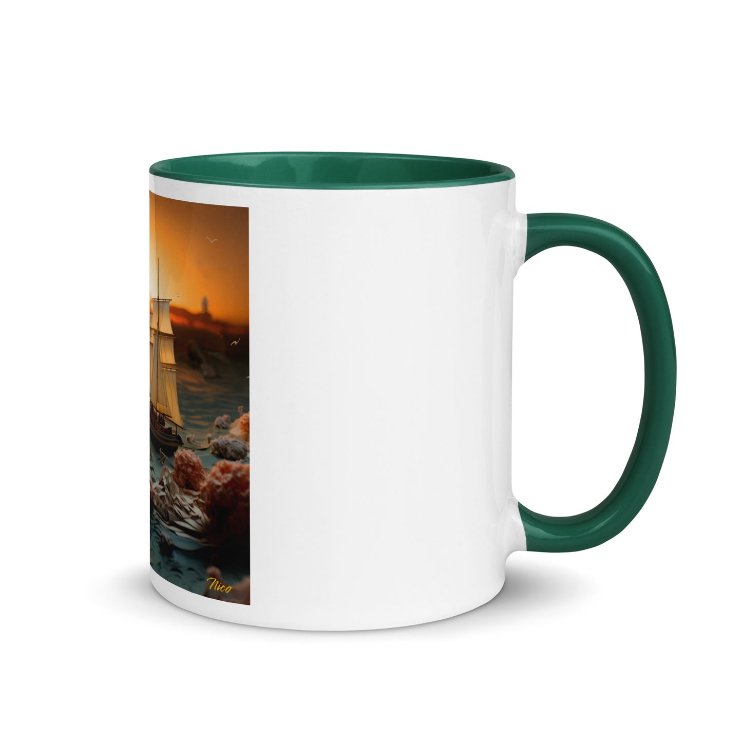 Into The Sunset Series Print #3 - Mug with Color Inside