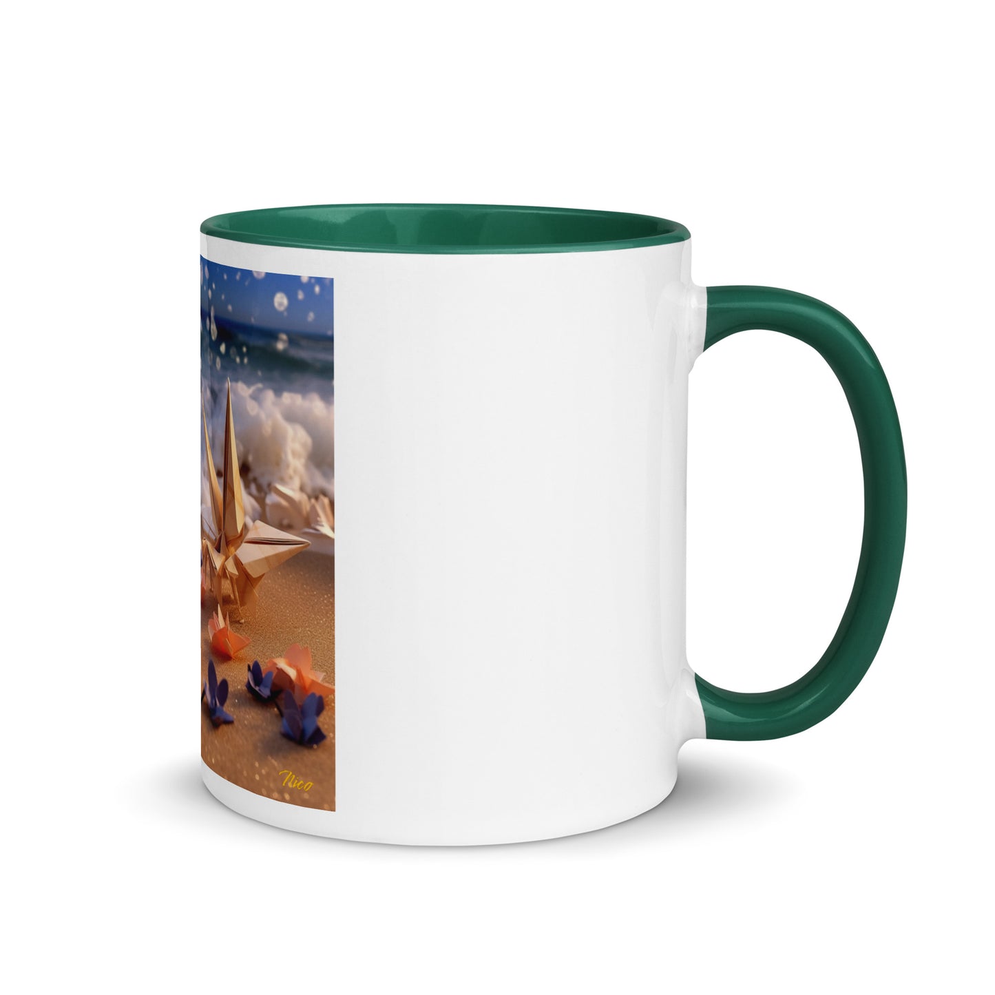 By The Seaside Series Print #10 - Mug with Color Inside