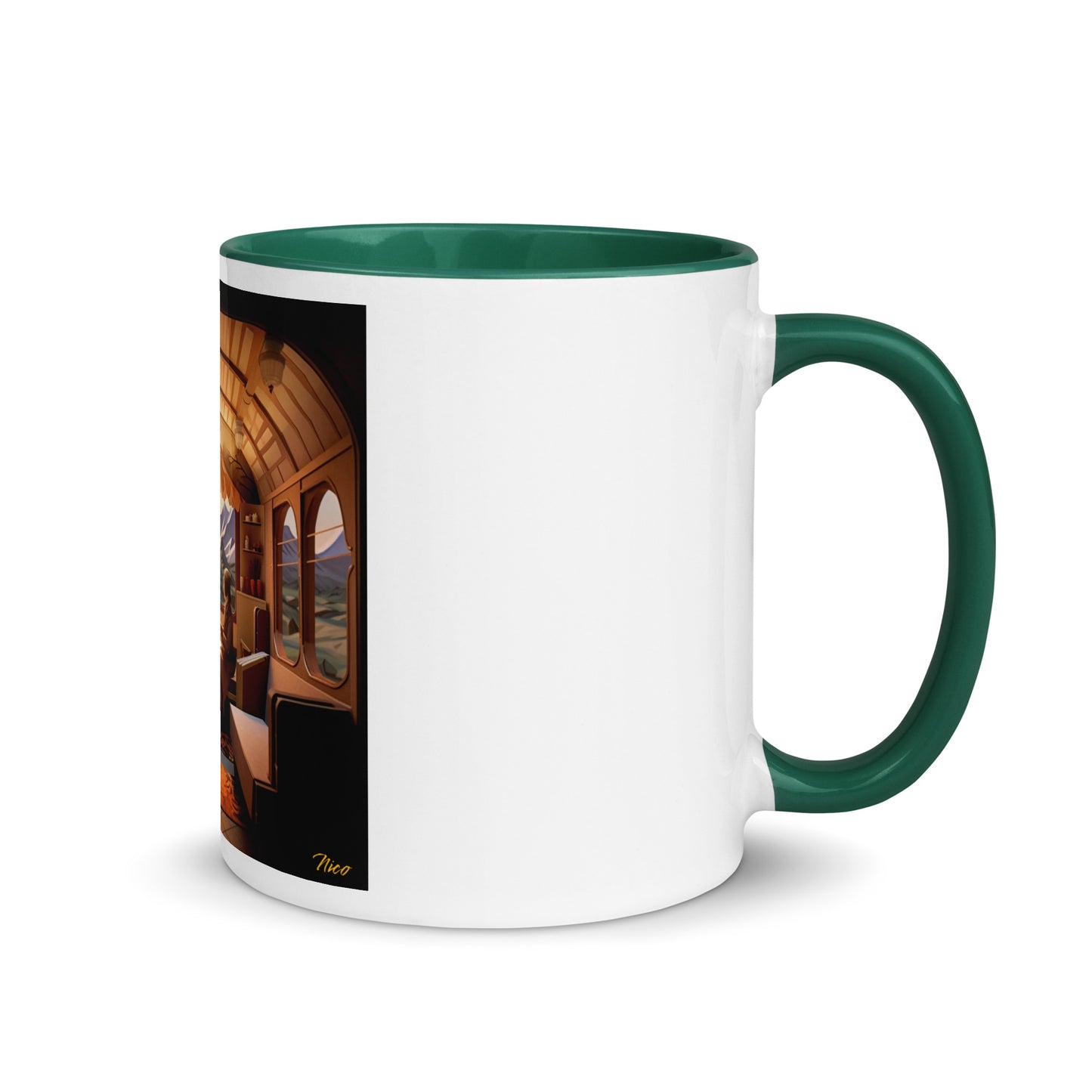 Orient Express Series Print #10 - Mug with Color Inside