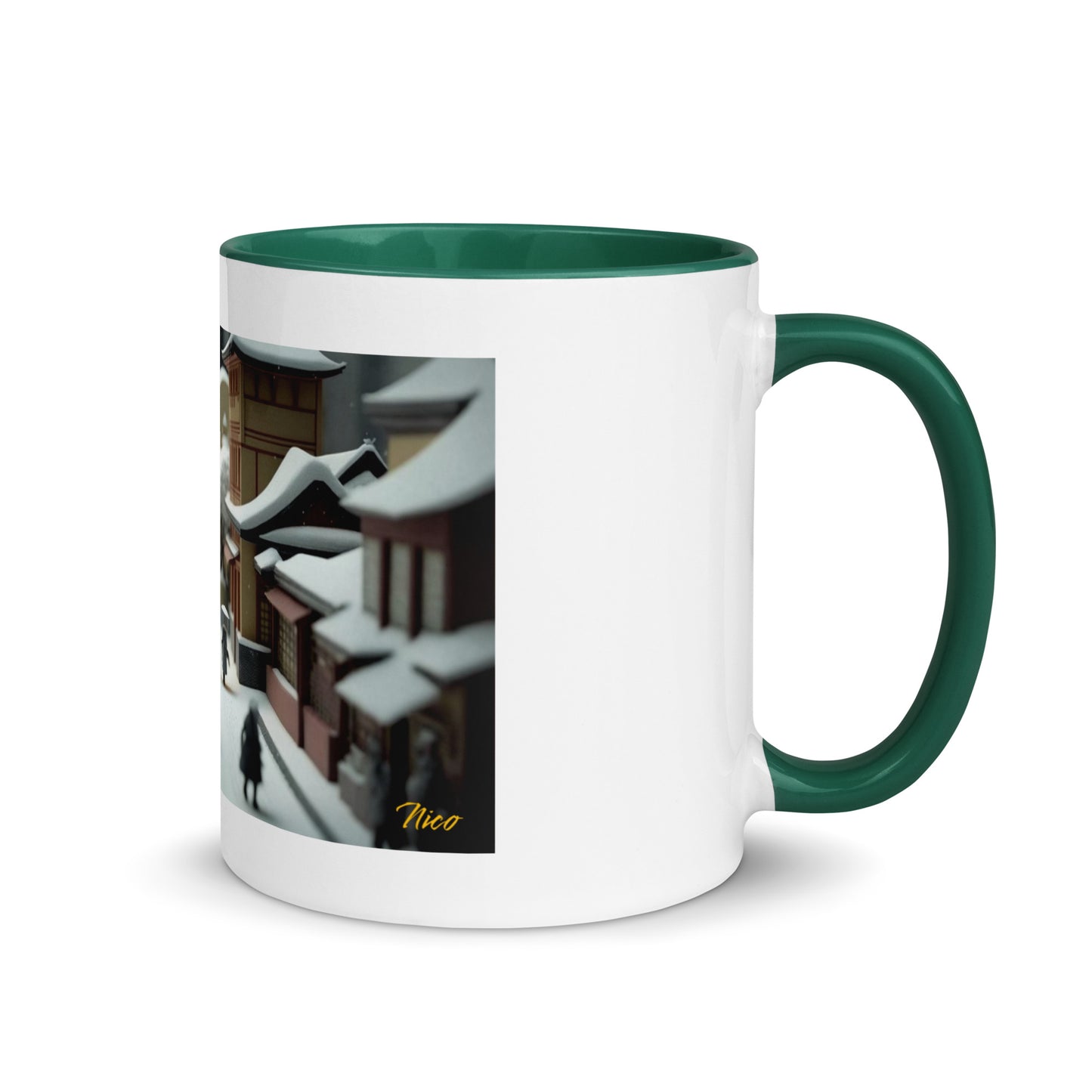 Asian Snow Series Print #9 - Mug with Color Inside