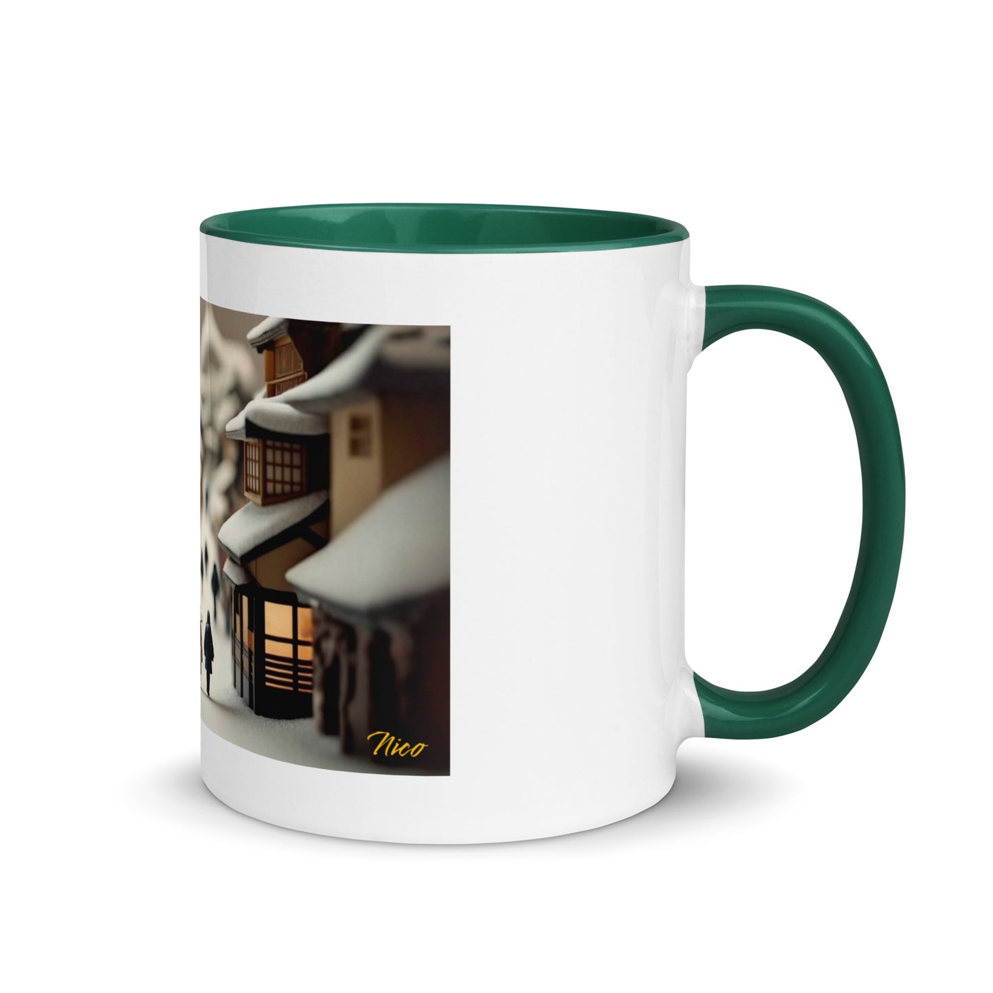 Asian Snow Series Print #6 - Mug with Color Inside